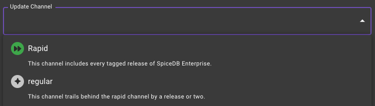 channels config